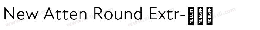 New Atten Round Extr字体转换